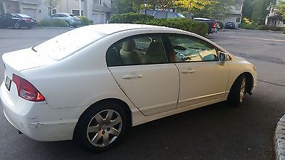 Honda : Civic LX Sedan 4-Door 2006 white sedan lx 119 958 miles