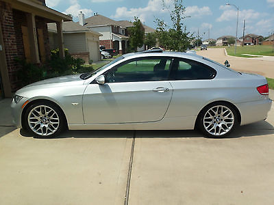 BMW : 3-Series 328i 2009 bmw 328 i coupe silver paddle shifters memory seats sunroof