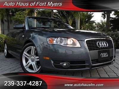 Audi : A4 2.0T Convertible Ft Myers FL We Finance & Ship Nationwide Bluetooth Heated Seats Leather CD Changer