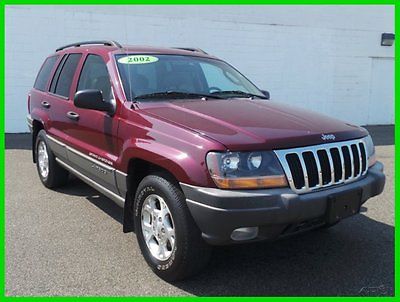Jeep : Grand Cherokee Sport Laredo Leather CD 4X4 4WD Clean Low Miles 2002 sport used 4.7 l v 8 16 v automatic 4 wd suv