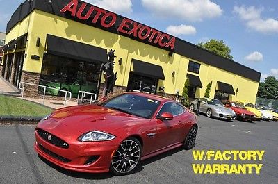 Jaguar : XKR XKR w/FACTORY WARRANTY XKR LEATHER NAVIGATION RED 3300 MILES 1 OWNER CLEAN CAR-FAX
