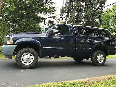 Ford : F-250 XL Standard Cab Pickup 2-Door 2002 ford f 250 4 x 4 superduty pickup truck 95 k miles only