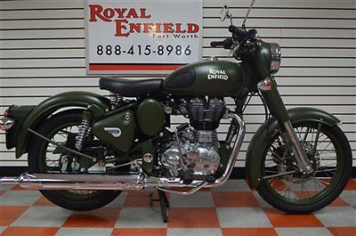 Royal Enfield : BULLET C5 MILITARY BATTLE GREEN RETRO 2015 royal enfield bullet c 5 military retro style fun to ride financing call now