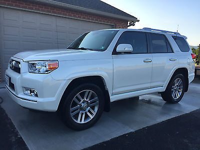 Toyota : 4Runner Limited Sport Utility 4-Door 2010 toyota 4 runner limited 4 x 4 excellent condition white