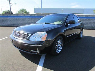 Ford : Five Hundred 4dr Sedan SEL 4 dr sedan sel automatic gasoline 3.0 l v 6 cyl black