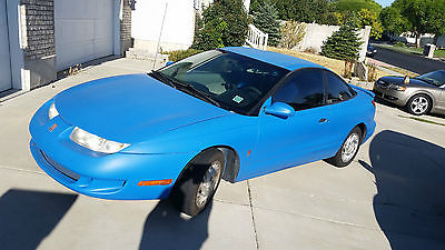 Saturn : S-Series SC1 1998 saturn sc 1 coupe plasti dip blue new stereo remote tinted battey car paint