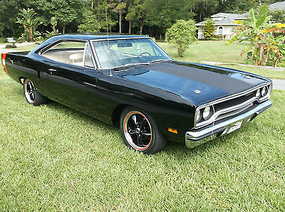 Plymouth : Road Runner Stunning 1970 plymouth road runner 383 match tx 9 black street rod custom pro touring