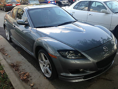 Mazda : RX-8 Grand Touring trim 2004 rx 8 grand touring 6 speed fully loaded metallic gray