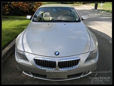 BMW : 6-Series 645Ci 04 645 ci convertible clean carfax navigation heated seats xenon fl