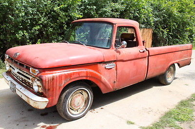 Ford : F-100 1966 66 ford f 100 f 100 1 owner truck original title 6 cy in michigan