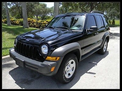 Jeep : Liberty Sport 06 liberty clean 1 owner carfax low miles am fm cd stereo automatic fl