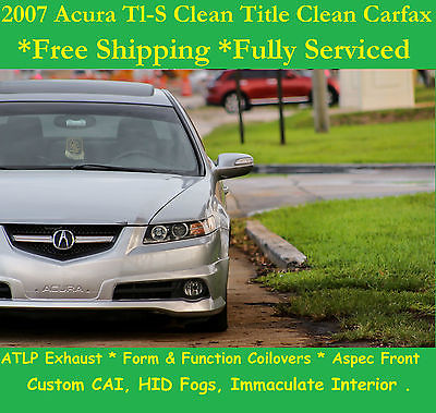 Acura : TL type s  2007 acura tl type s clean title carfax tastefully modded maintained free ship