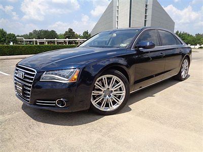 Audi : A8 4dr Sedan 2012 audi a 8 l awd lthr snrf navi am fm cd heated seats