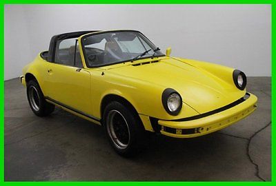 Porsche : Other Yellow with Brown Interior Solid Floor Pan Excellent Foundation for Restoration