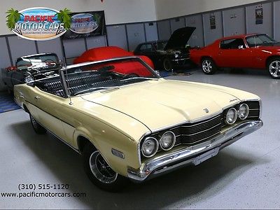 Mercury : Montego MX 1968 mercury montego mx automatic 2 door convertible rare restored