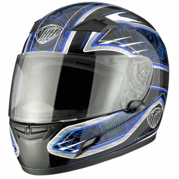 New Motorcycle Helmet THH TS 39 Full Face DOT Blue ALLRIDERGEAR