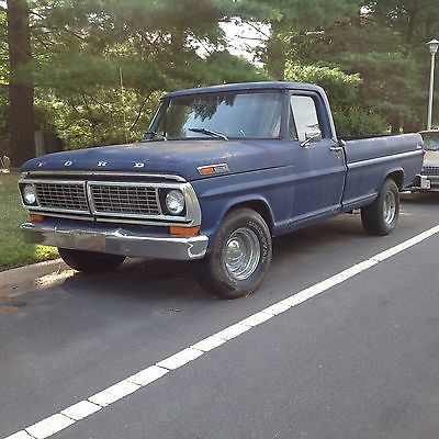 Ford : F-100 1970 ford f 100 full size pick up truck classic original street rat collectible