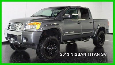 Nissan : Titan SV, LIFTED! 2013 sv lifted used 5.6 l v 8 32 v automatic rear wheel drive pickup truck