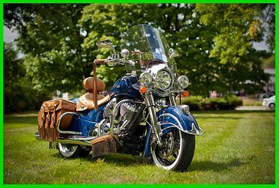 Indian Chief Vintage Springfield Blue Motorcycles for sale