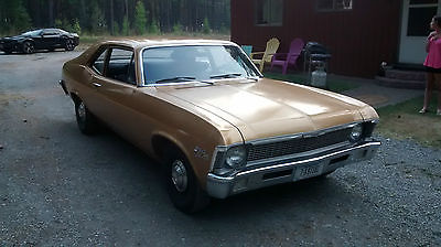 Chevrolet : Nova coupe 1970 chevy nova 2 door low miles solid car runs great new interior tires