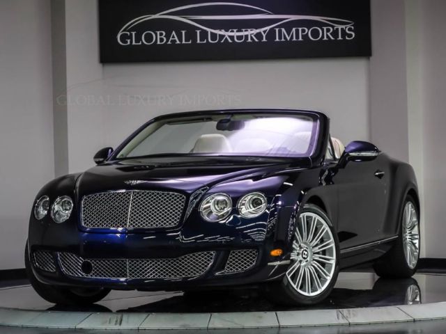 Bentley : Other GTC Speed Convertible 2-Door Convertible Exhaust tip color: stainless-steel Grille color: smoked chrome