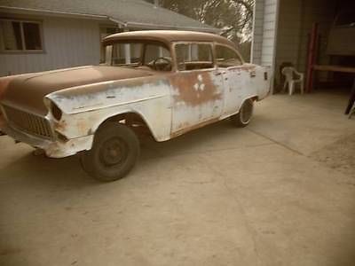 Chevrolet : Bel Air/150/210 150 1955 chevy 2 dr 150 sat in junk yard for past 25 years