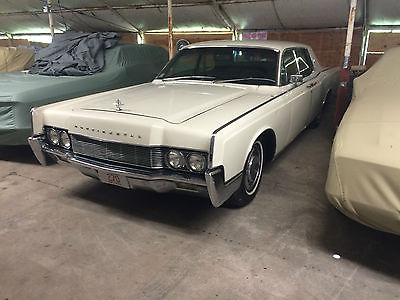 Lincoln : Continental 1967 lincoln continental white always garaged original miles no reserve