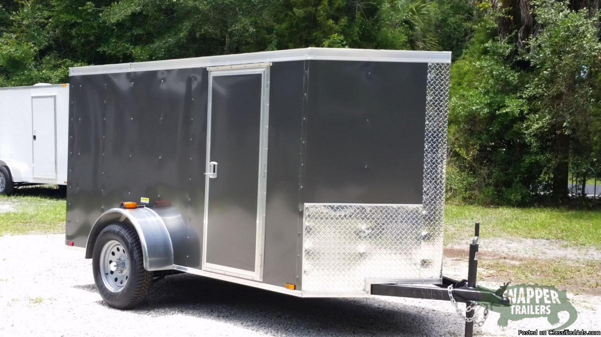 Motorcycle Hauler for sale 5x10 Gray trailer NEW