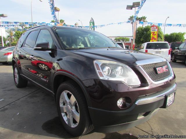 AS LOW AS $500 DOWN! (O.A.C) 2008 GMC Acadia SLT-1