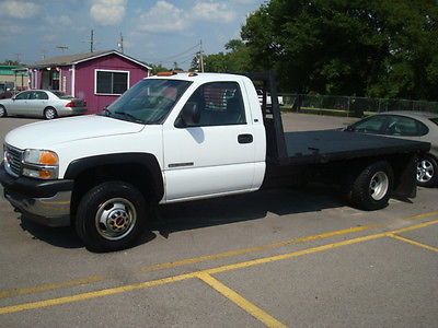 GMC : Sierra 3500 SL Cab & Chassis 2-Door 2001 gmc 3500 flatbed 11 bed 6.0 v 8 84 000 original miles