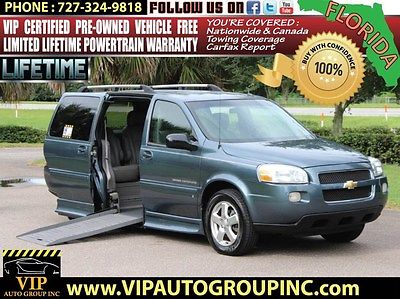 Chevrolet : Uplander LS Mini Passenger Van 4-Door 2007 uplander handicap wheelchair van braun entervan power ramp door kneel 46 k m