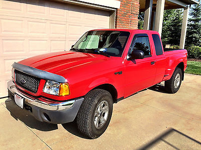 Ford : Ranger XLT FX4 step side bed 2003 ford ranger edge extended cab pickup 2 door 4.0 l red