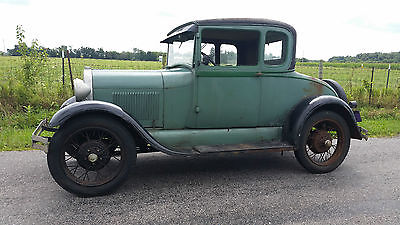 Ford : Model A COUPE 1929 ford model a coupe runs and drives