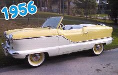 Nash : Hudson  2 Door Convertible 1956 nash metropolitan hudson convertible e 26069