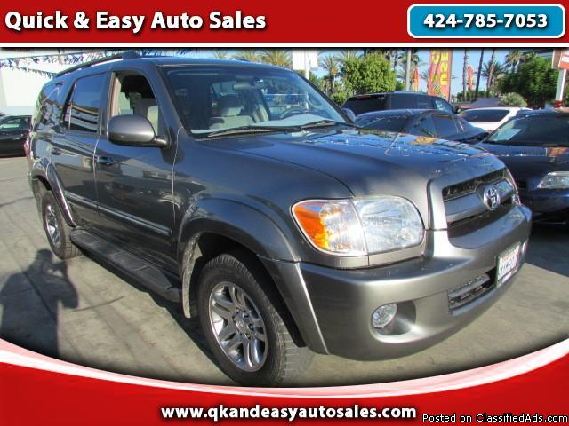 AS LOW AS $500 DOWN! (O.A.C) 2007 Toyota Sequoia SR5