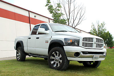 Dodge : Ram 2500 SLT Crew Cab Pickup 4-Door Beautiful white dodge ram 2500hd cummins diesel fresh white paint new tires