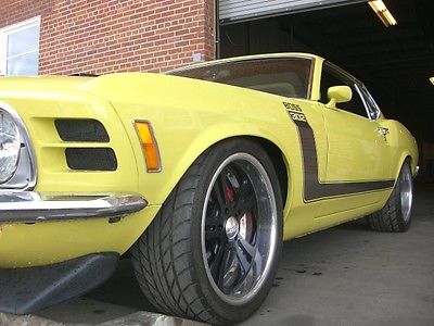 Ford : Mustang Custom 1970 ford boss 302 resto rod