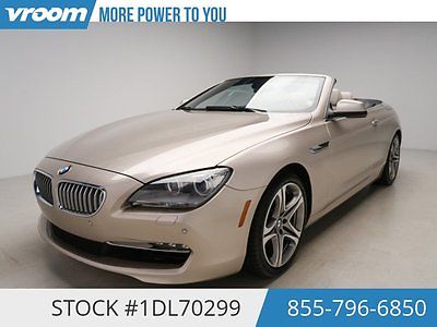 BMW : 6-Series 650i Certified 2012 24K MILES 2012 bmw 650 i nav vent seats rearview camera park assist clean carfax vroom
