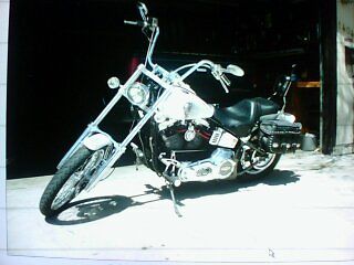 Custom Built Motorcycles : Chopper 1997 california motorcycle company fxstc harley davidson clone