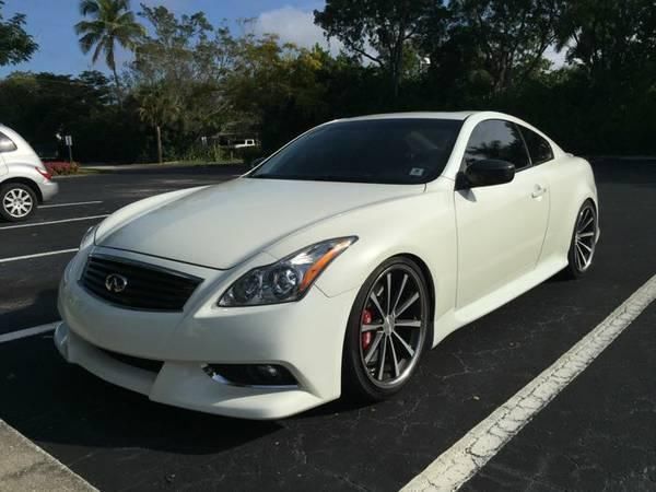 2008 Infiniti G37S Coupe Sport Package White Clean Title