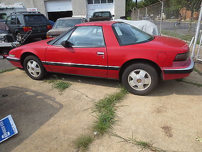 Buick : Reatta 1990 reatta red coupe