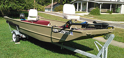 2009 Xpress Jon Boat 14ft w/2009 Haul Rite Galvanized Trailer