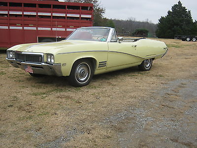 Buick : Skylark CONVERTABLE 1968 buick skylark convertible 71 268 miles time capsule condition