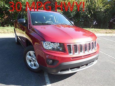 Jeep : Compass FWD 4dr Sport Jeep Compass FWD 4dr Sport Low Miles SUV Manual Gasoline 4 Cyl Deep Cherry Red C