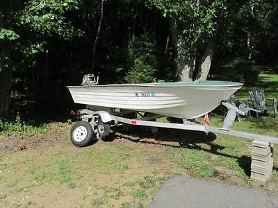 14' Titeram Fisherman 14 fishing boat w/ outboard and trailer