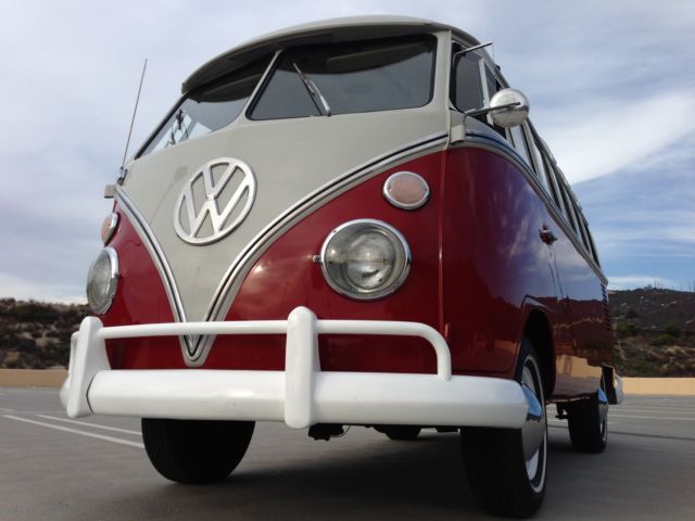 Volkswagen : Bus/Vanagon 1967 vw split 13 window splitty deluxe microbus bus free shippng w buy it now