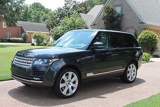 Land Rover : Range Rover HSE One Owner Perfect Carfax 22's Rear Seat Entertainment New Tires MSRP New $106830