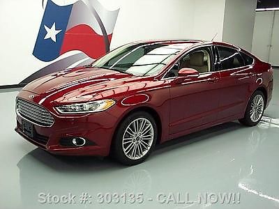 Ford : Fusion SE ECOBOOST SUNROOF LEATHER NAV 2013 ford fusion se ecoboost sunroof leather nav 48 k mi 303135 texas direct