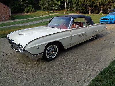 Ford : Thunderbird Roadster 1963 ford thunderbird roadster convertible