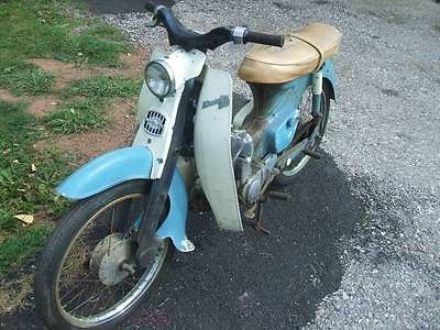 Honda : Other 1968 honda c 50 cub step through scooter